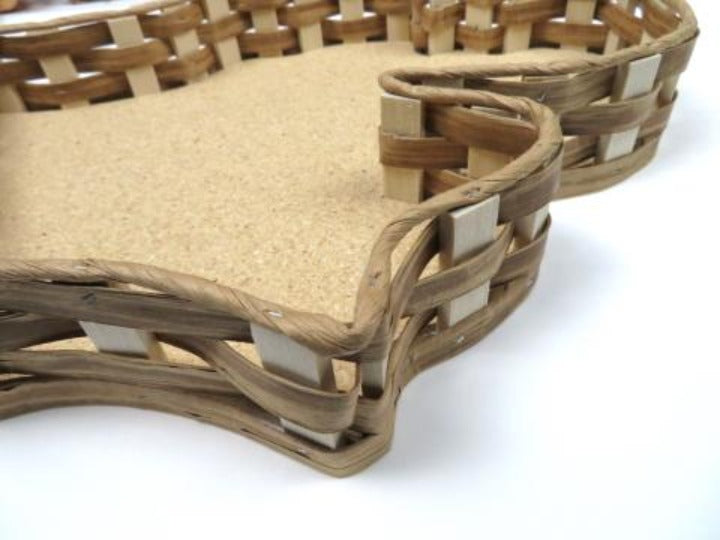 Well-constructed, woven basket