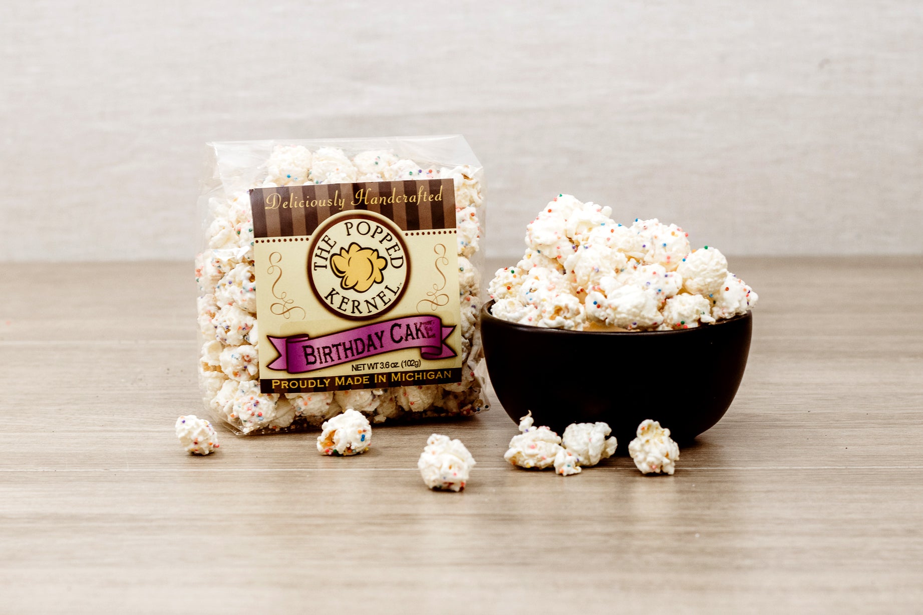 Birthday Cake Gourmet Popcorn | The Popped Kernel