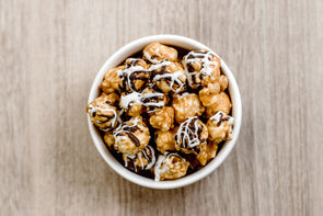 Dark & White Chocolate Drizzled Caramel