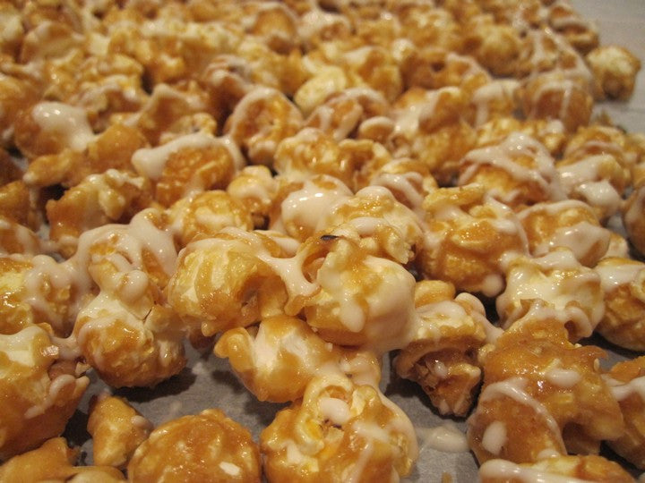 white caramel corn